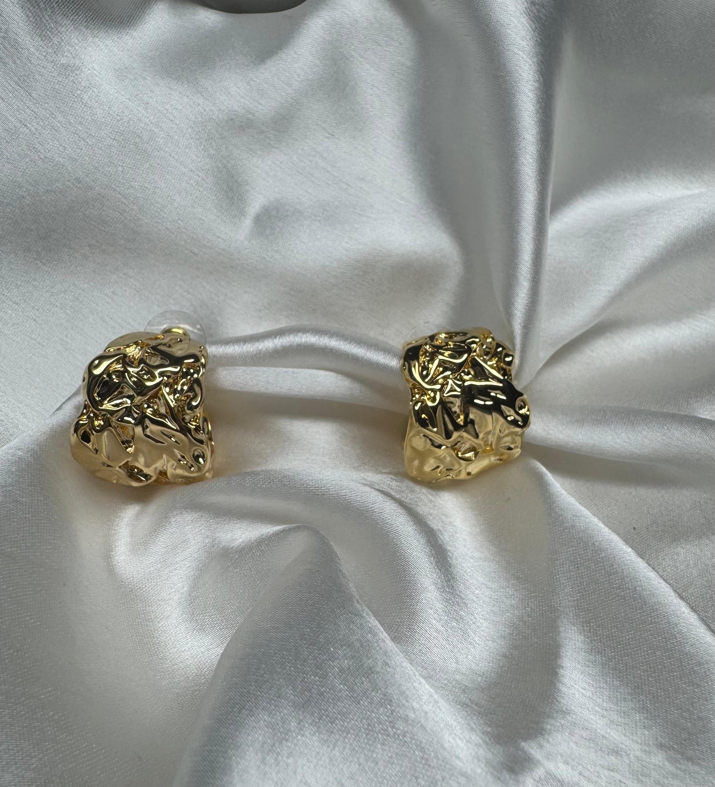 Bold Broad Hoops Earrings