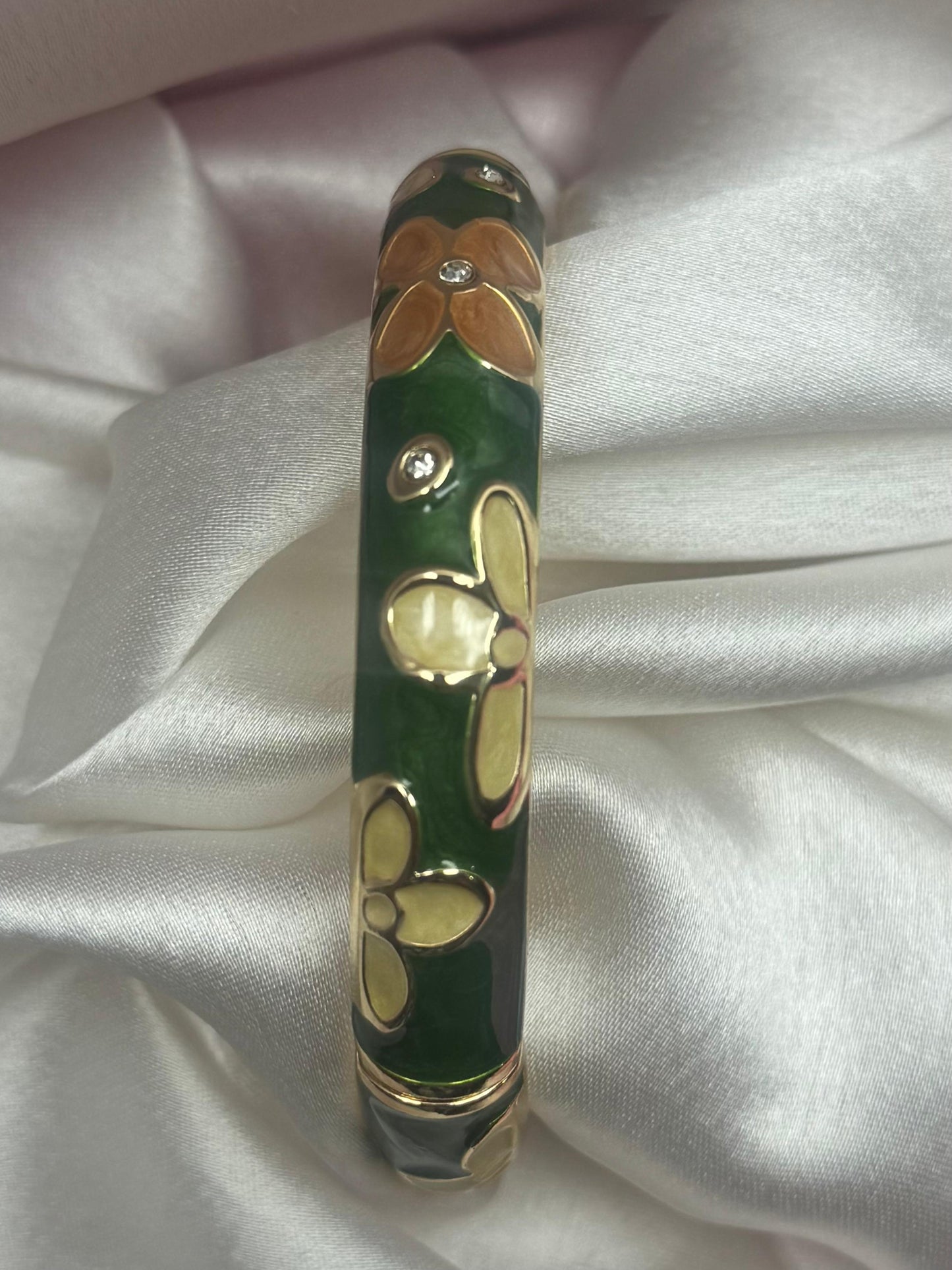 Royal Green Floral Kada