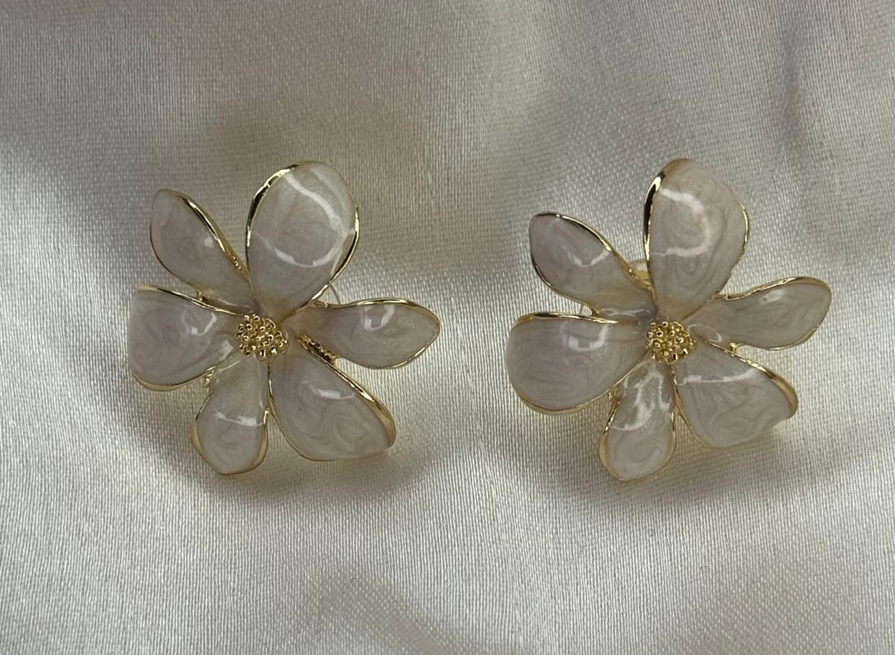Pearl Petal Blossom Earrings