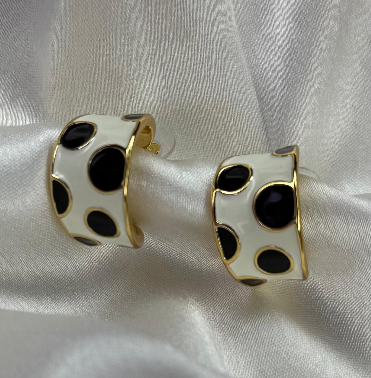 Midnight Polka Hoops