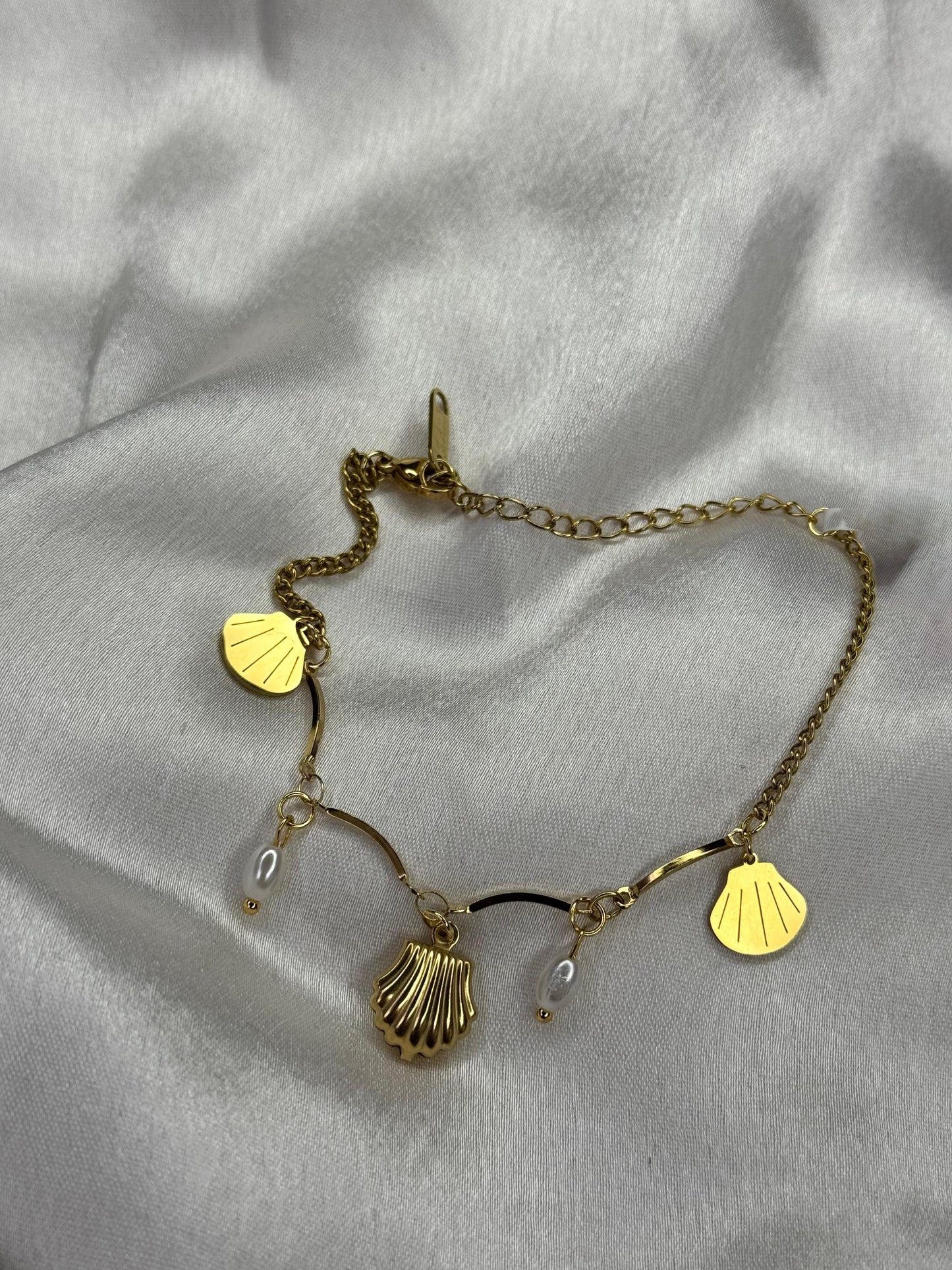 Seashell Ocean Muse Charm Bracelet