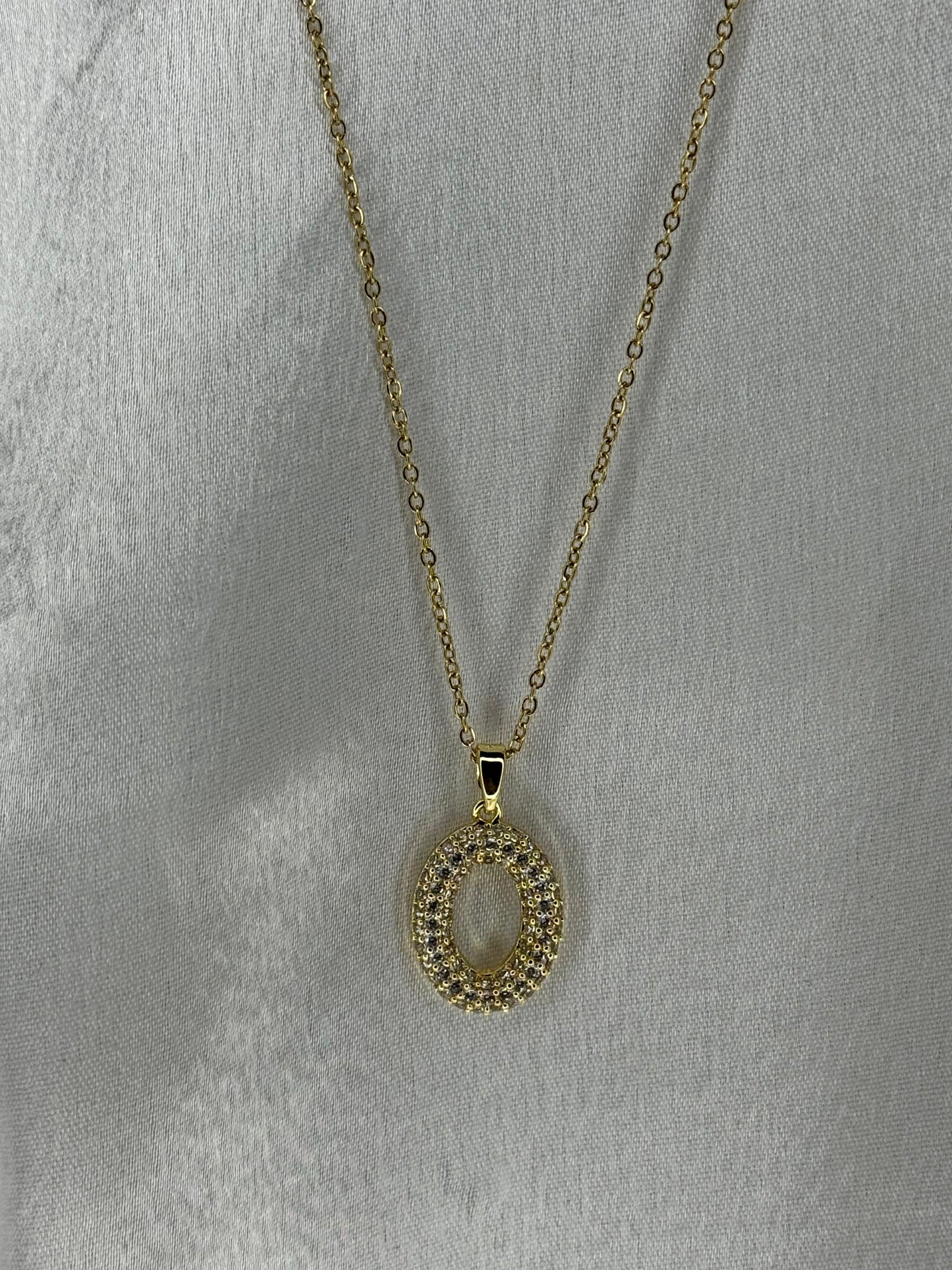 Sparkling Loop Necklace