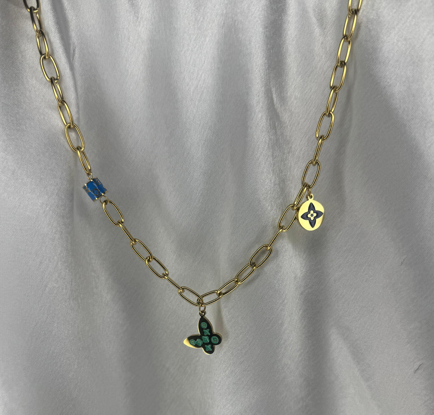 Butterfly Charms Necklace