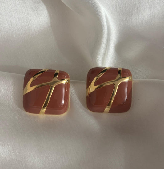 Classy Square Earrings