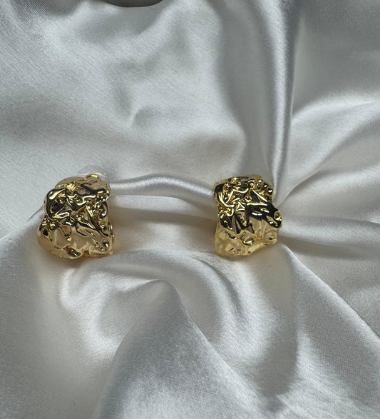 Bold Broad Hoops Earrings