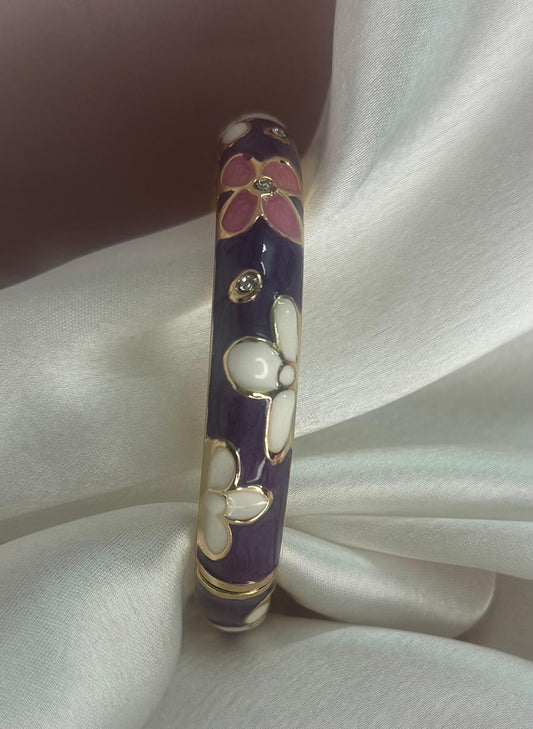 Purple Floral Kada