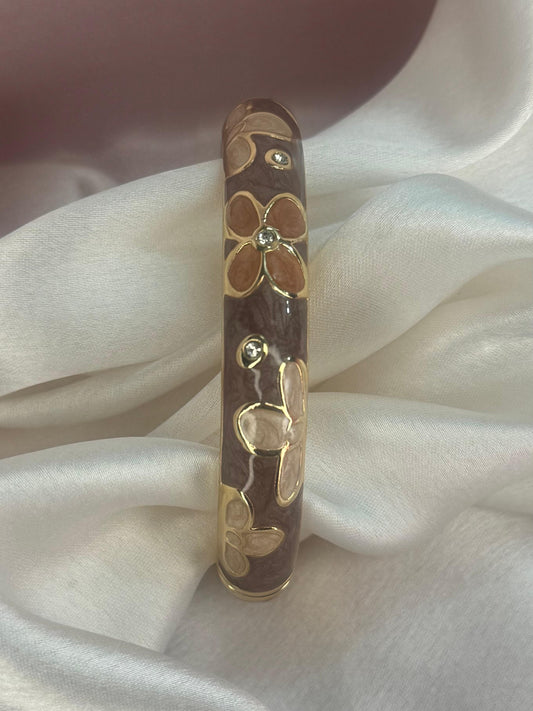 Brown Floral Kada