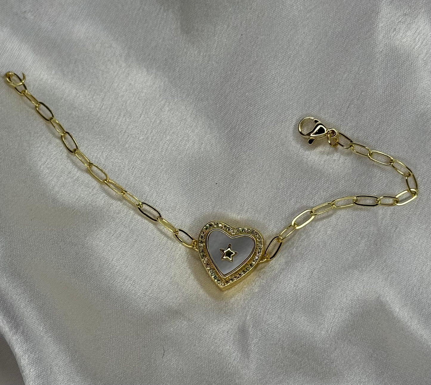 Starlit Heart Bracelet