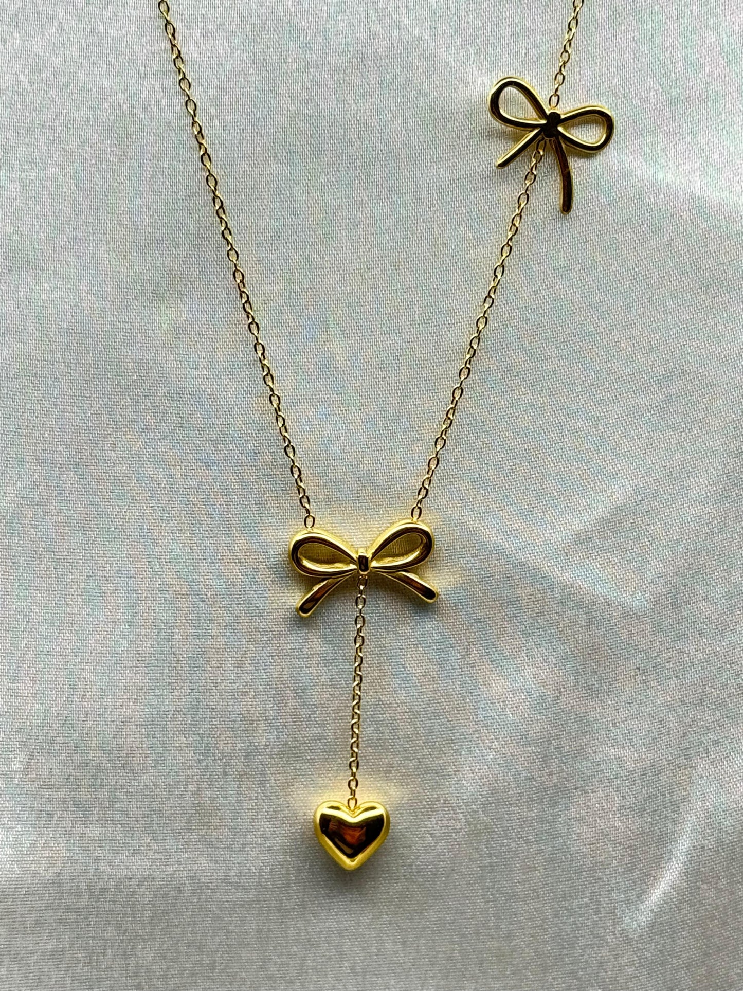 Love Tied Bow Necklace