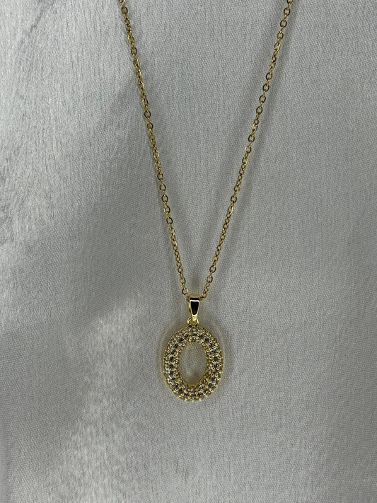 Sparkling Loop Necklace