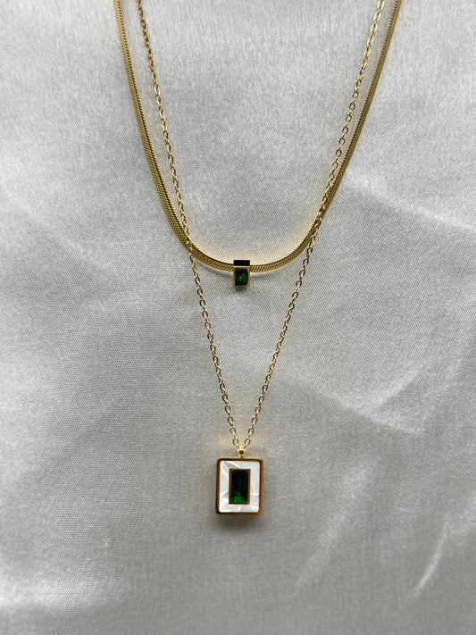 Classic Green Glow Necklace