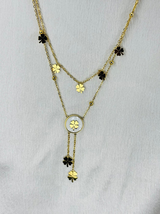 White Clover's Embrace Necklace