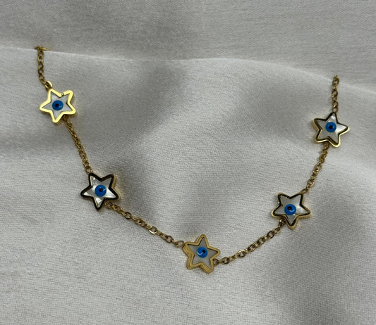 Guardian Star Evil Eye Bracelet