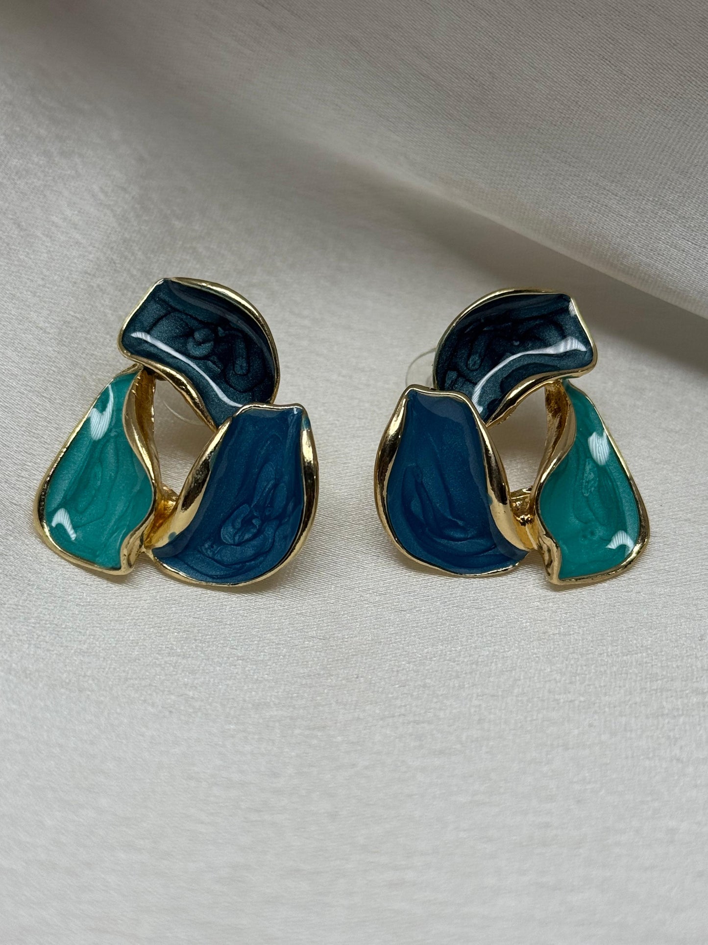 Blue Mirage Studs