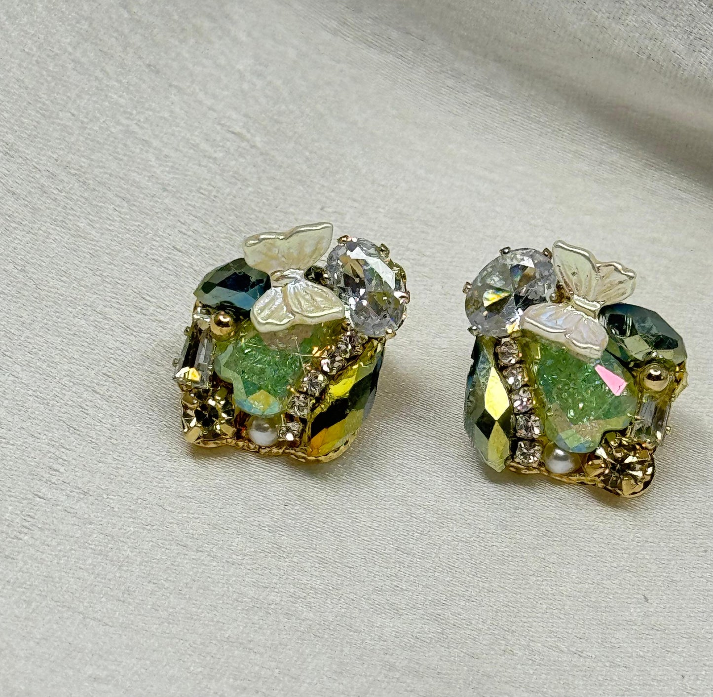 Enchanted Meadow Gem Studs