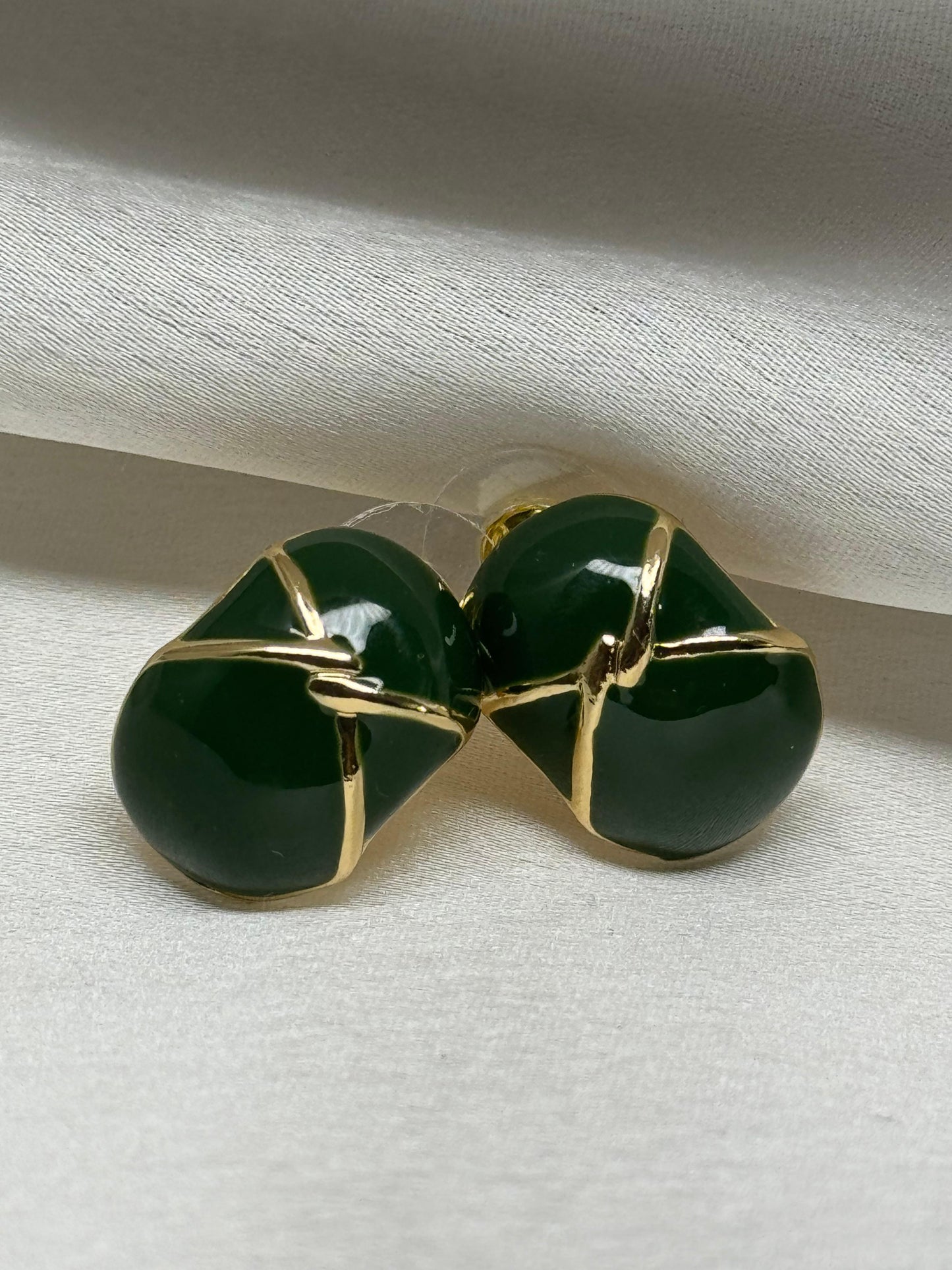 Emerald Embrace Hoops