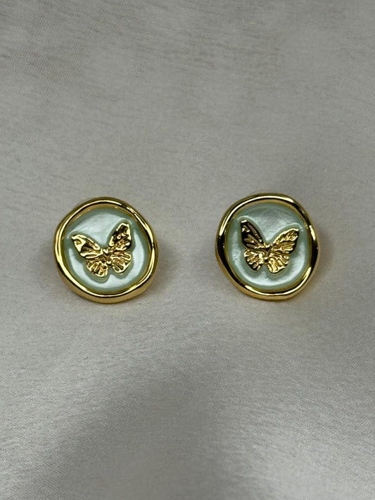 Celeste Blush Butterfly Earrings