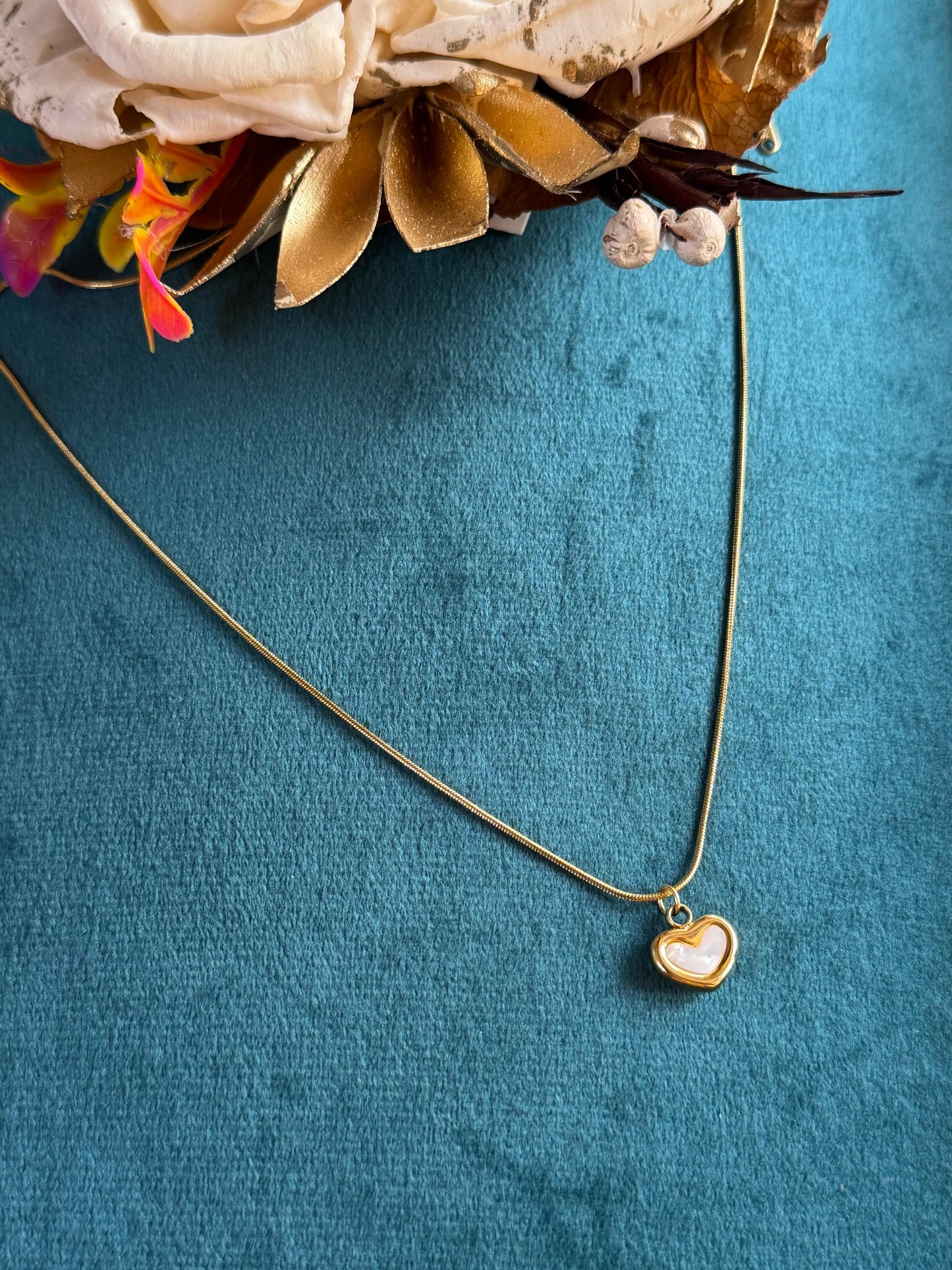 Pearl Heart Necklace