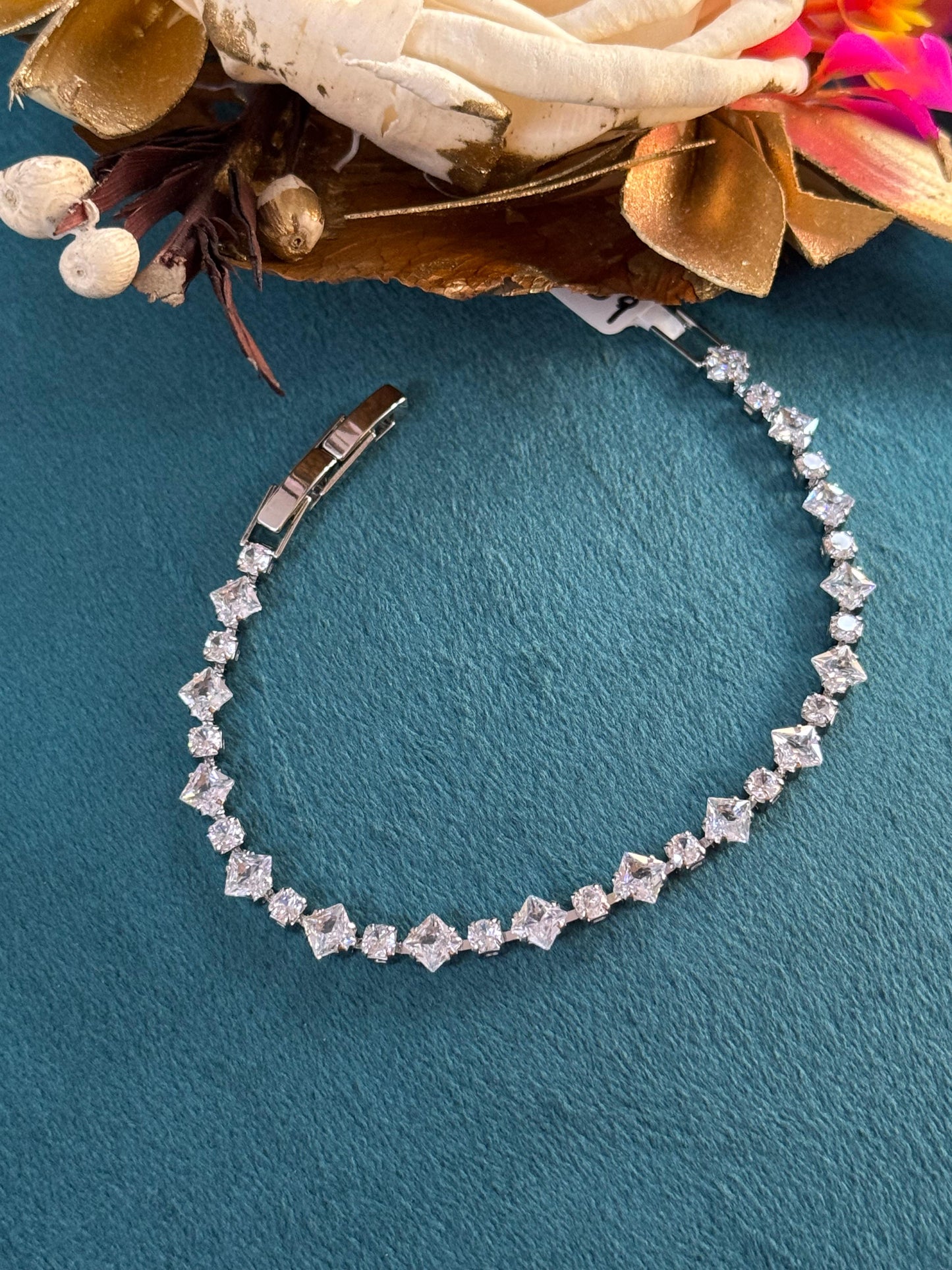 Princess Cut Elegance Bracelet