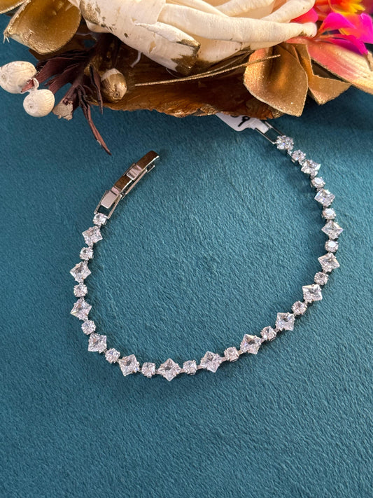 Princess Cut Elegance Bracelet