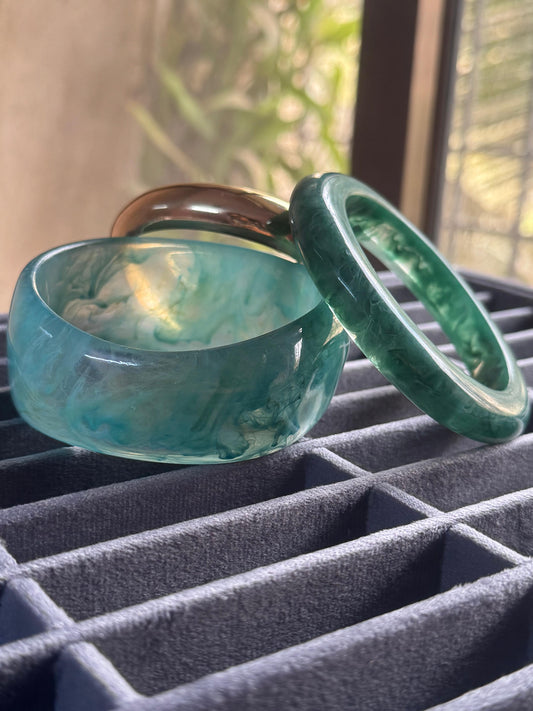 Ocean Veil Stack Bangles