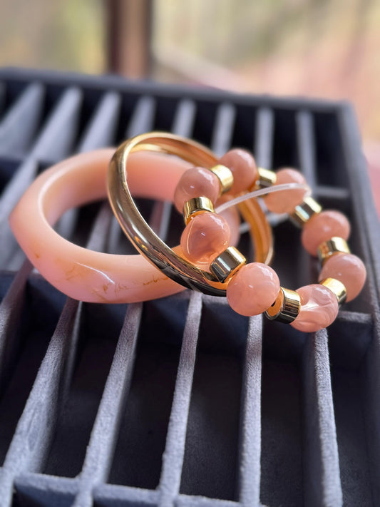Cotton Candy Stack Bangles