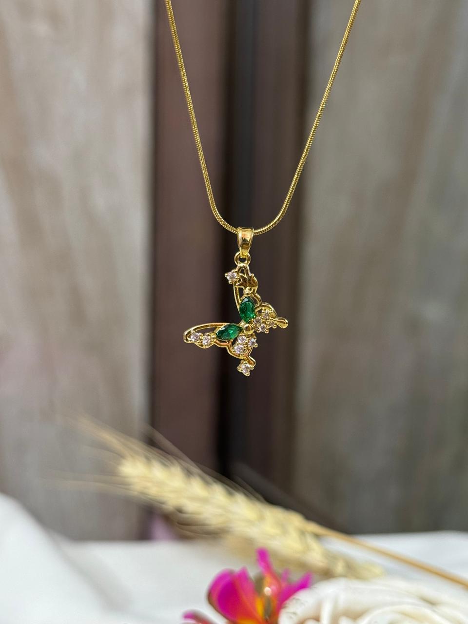 Verdant Wings Necklace