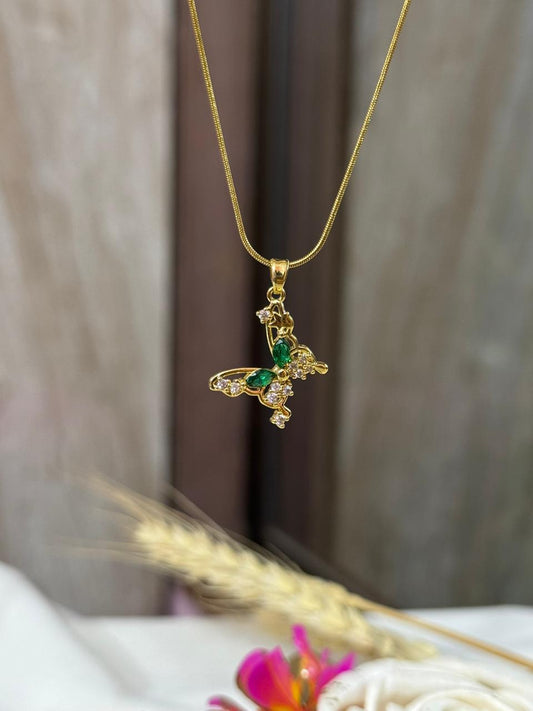 Verdant Wings Necklace