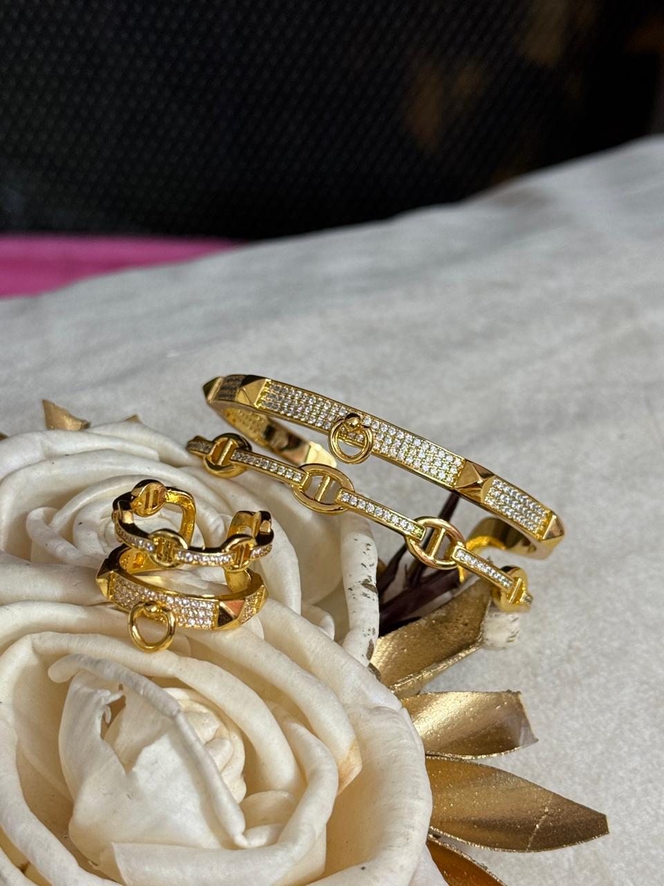 Orabella Royale Kada & Ring Set